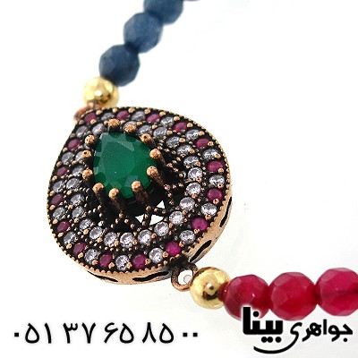 دستبند جید عثمانی زنانه اشکی _کد:7827