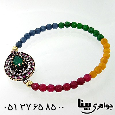 دستبند جید عثمانی زنانه اشکی _کد:7827