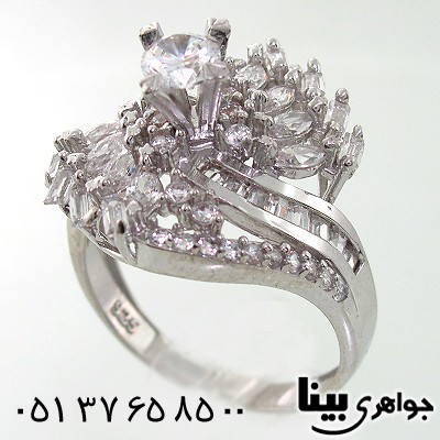 انگشتر اتمی سوئیسی زنانه مدل افسون _کد:7828