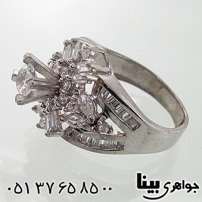 انگشتر اتمی سوئیسی زنانه مدل آنیکا _کد:7834