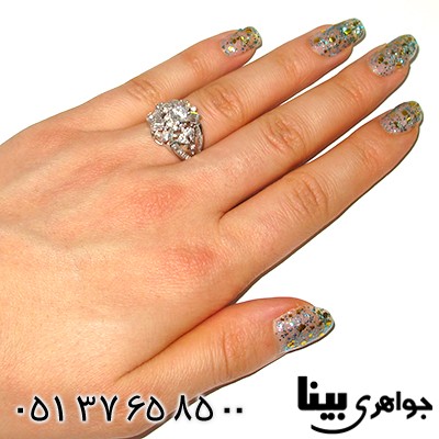 انگشتر اتمی سوئیسی زنانه مدل آنیکا _کد:7834