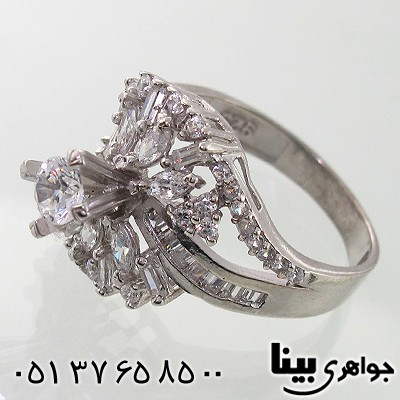انگشتر اتمی سوئیسی زنانه مدل گلاره _کد:7840