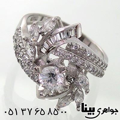 انگشتر اتمی سوئیسی زنانه مدل شراره _کد:7852