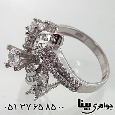 انگشتر اتمی سوئیسی زنانه مدل شراره _کد:7852