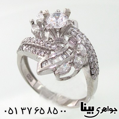 انگشتر اتمی سوئیسی زنانه مدل شراره _کد:7852