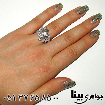 انگشتر اتمی سوئیسی زنانه مدل شراره _کد:7852