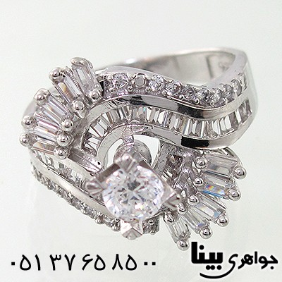 انگشتر اتمی سوئیسی زنانه مدل شهره _کد:7858