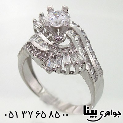 انگشتر اتمی سوئیسی زنانه مدل شهره _کد:7858