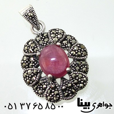گردنبند یاقوت سرخ زنانه مارکازیت هانگ مدل سهیلا _کد:7874
