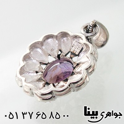 گردنبند آمتیست زنانه مارکازیت هانگ مدل آتنا _کد:7877