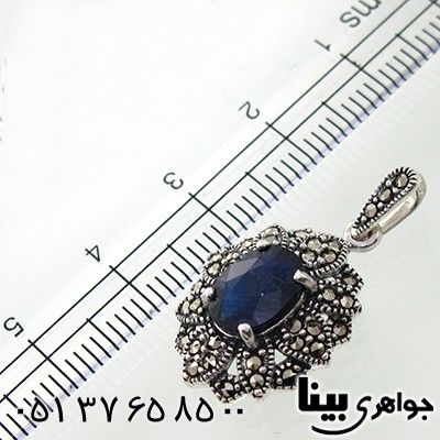 گردنبند یاقوت کبود زنانه مارکازیت هانگ مدل روژا _کد:7887