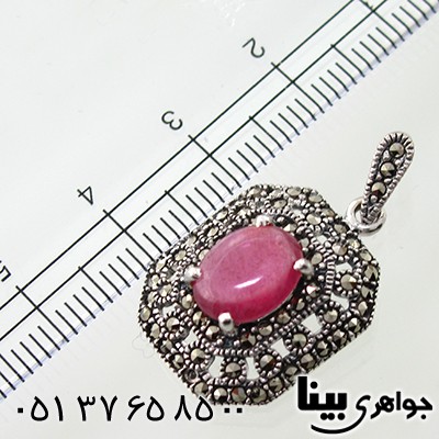 گردنبند یاقوت سرخ زنانه مارکازیت هانگ _کد:7894