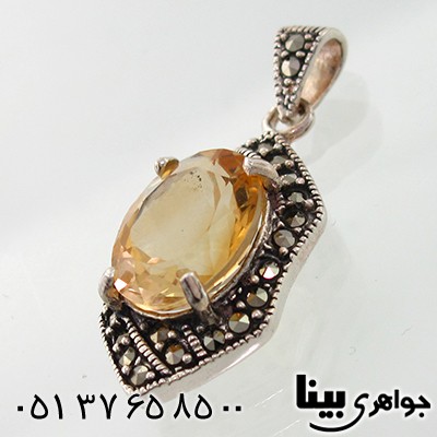 گردنبند سیترین زنانه مارکازیت هانگ _کد:7895