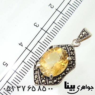 گردنبند سیترین زنانه مارکازیت هانگ _کد:7895