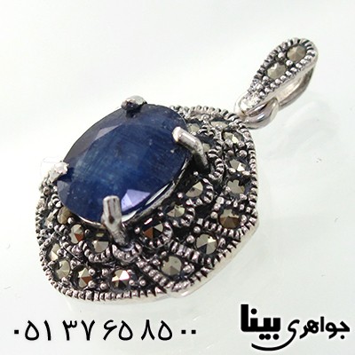 گردنبند یاقوت کبود زنانه مارکازیت هانگ _کد:7897