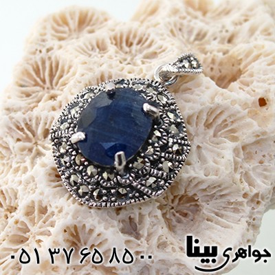 گردنبند یاقوت کبود زنانه مارکازیت هانگ _کد:7897