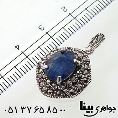 گردنبند یاقوت کبود زنانه مارکازیت هانگ _کد:7897