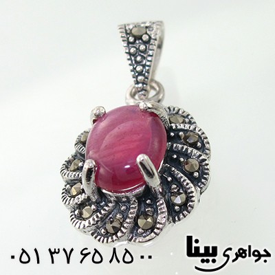 گردنبند یاقوت سرخ زنانه مارکازیت هانگ _کد:7900