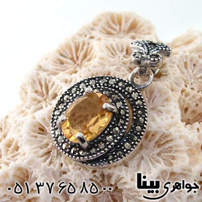 گردنبند سیترین زنانه مارکازیت هانگ _کد:7905