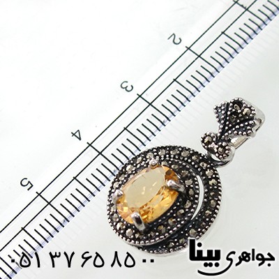 گردنبند سیترین زنانه مارکازیت هانگ _کد:7905