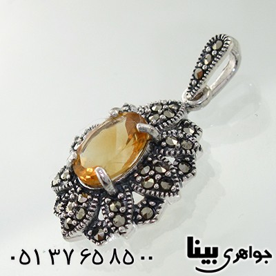 گردنبند سیترین زنانه مارکازیت هانگ _کد:7915