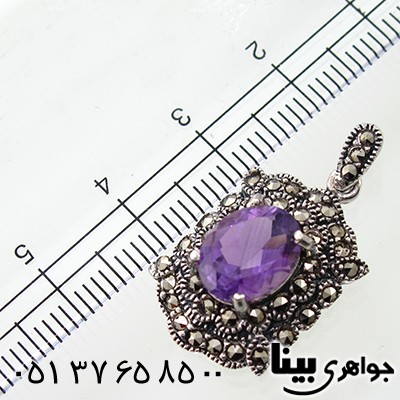 گردنبند آمتیست زنانه مارکازیت هانگ _کد:7916