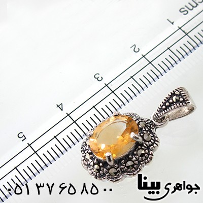 گردنبند سیترین زنانه مارکازیت هانگ _کد:7917