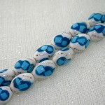 33 دانه ای درشت مرصع کاری فیروزه مصری _کد:8018