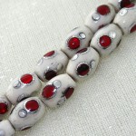33 دانه ای درشت نقره کاری و مرصع کاری _کد:8034