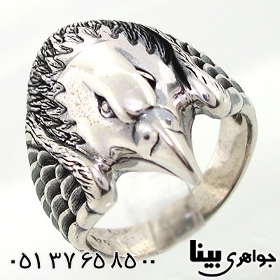 انگشتر نقره مردانه مدل عقاب _کد:8045