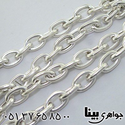 زنجیر نقره مردانه درشت 60 سانتی _کد:8064