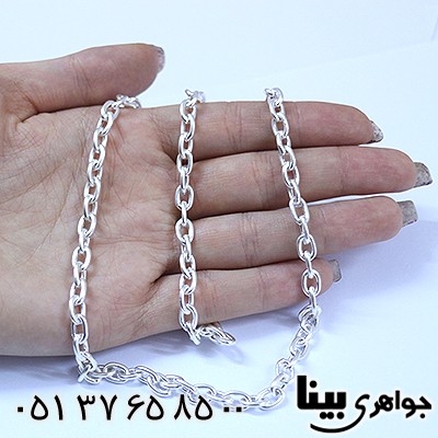 زنجیر نقره مردانه درشت 60 سانتی _کد:8064