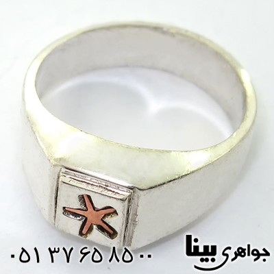 انگشتر نقره با دعای حرز امام جواد(ع) و تربت کربلا _کد:8102