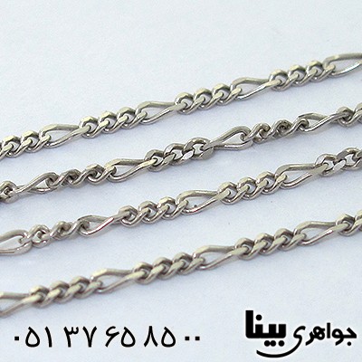 زنجیر نقره زنانه رودیوم 45 سانتی _کد:8104