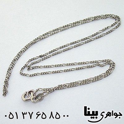 زنجیر نقره زنانه رودیوم 45 سانتی _کد:8104