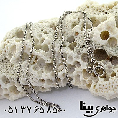 زنجیر نقره زنانه رودیوم 45 سانتی _کد:8104