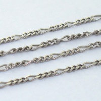 زنجیر نقره زنانه رودیوم 45 سانتی 