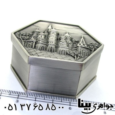 جعبه جواهر فلزی مدل silver کرملین _کد:8111