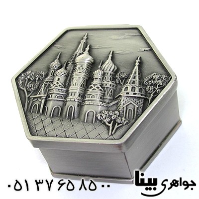 جعبه جواهر فلزی مدل silver کرملین _کد:8111