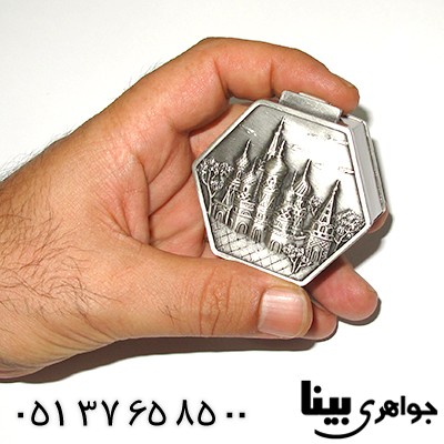 جعبه جواهر فلزی مدل silver کرملین _کد:8111