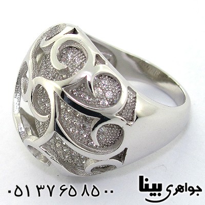 انگشتر اتمی سوئیسی زنانه درشت فانتزی ویشکا _کد:8114