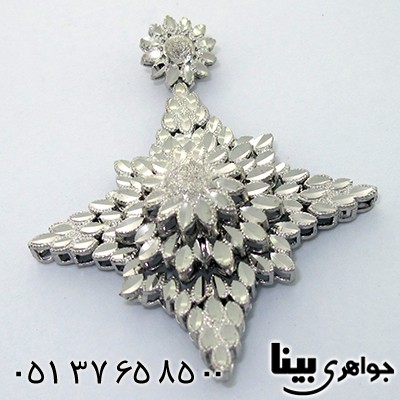 گردنبند نقره زنانه درشت مدل ستاره درخشان _کد:8122