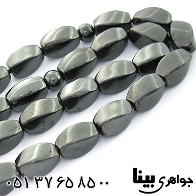 تسبیح حدید 33 دانه ای درشت تراش دار _کد:8129