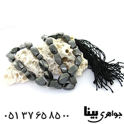 تسبیح حدید 33 دانه ای درشت تراش دار _کد:8129