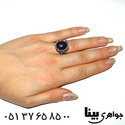 انگشتر سوارسکی زنانه طرح یاقوت _کد:8149