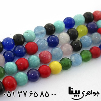 تسبیح چند جواهر ام البنین 101 دانه ای دانه گرد _کد:8162