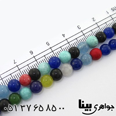 تسبیح چند جواهر ام البنین 101 دانه ای دانه گرد _کد:8162