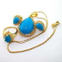سرویس طرح فیروزه اشکی درشت 
