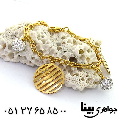 دستبند زنانه مدل دایره ای _کد:8177