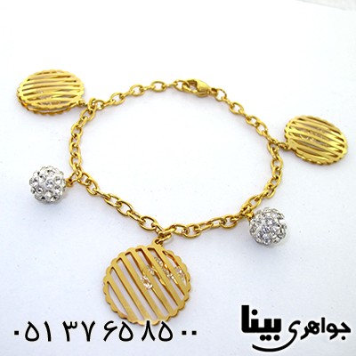 دستبند زنانه مدل دایره ای _کد:8177